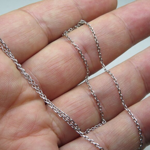 *925 Sterling Silver Chain Necklace - Picture 2 of 3